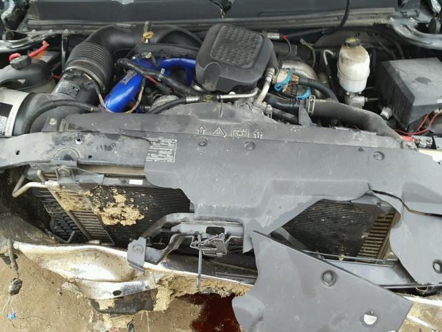 1GCHK59689E136734 - 2009 CHEVROLET SILVERADO BLUE photo 7