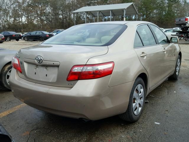 4T1BE46K19U271158 - 2009 TOYOTA CAMRY BASE GOLD photo 4