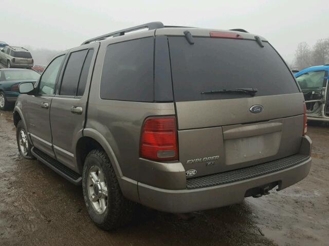 1FMZU73K12ZC81477 - 2002 FORD EXPLORER X BROWN photo 3