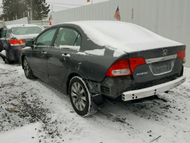 2HGFA1F9XAH514603 - 2010 HONDA CIVIC EXL 灰色 照片 3