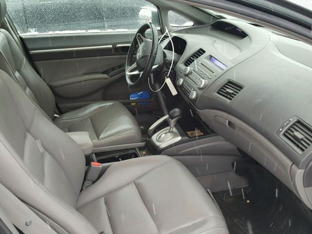 2HGFA1F9XAH514603 - 2010 HONDA CIVIC EXL 灰色 照片 5