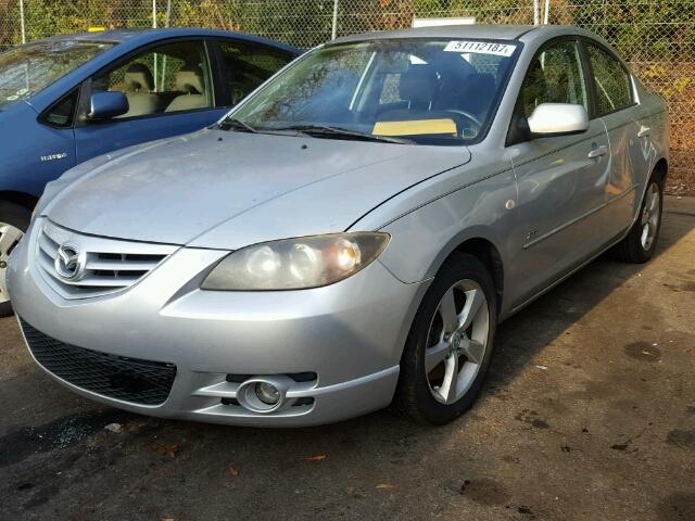 JM1BK323761489057 - 2006 MAZDA 3 S SILVER photo 2