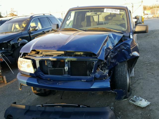 1FTYR44U28PA05748 - 2008 FORD RANGER SUP BLUE photo 9