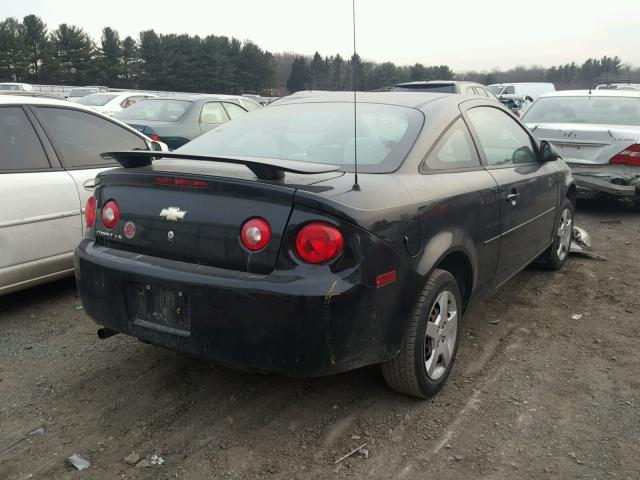 1G1AK15F777387707 - 2007 CHEVROLET COBALT LS BLACK photo 4