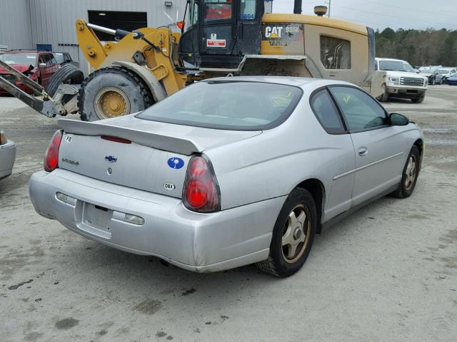 2G1WW12E749193906 - 2004 CHEVROLET MONTE CARL 银色 照片 4