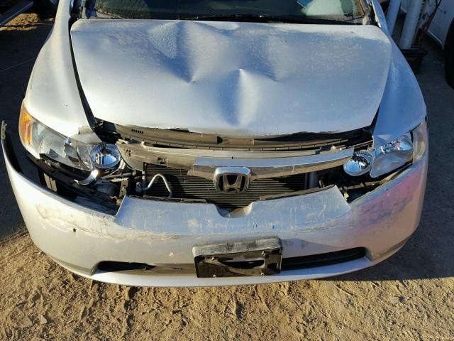 1HGFA16828L031059 - 2008 HONDA CIVIC EX SILVER photo 7