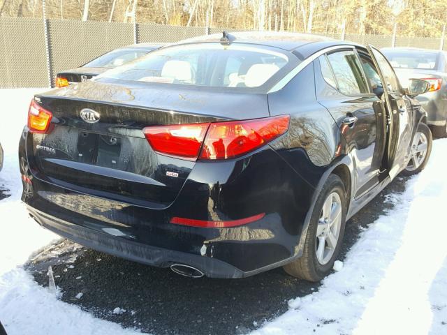 5XXGM4A70EG334525 - 2014 KIA OPTIMA LX BLACK photo 4