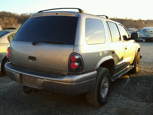 1B4HS28N4YF248119 - 2000 DODGE DURANGO SILVER photo 4