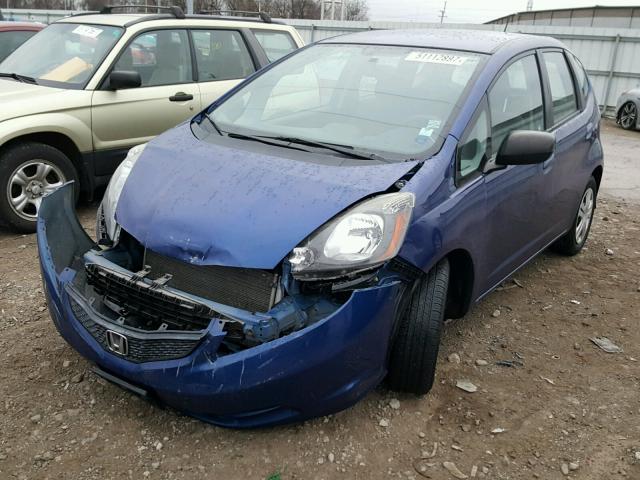 JHMGE8H23AC019144 - 2010 HONDA FIT Көк фото 2