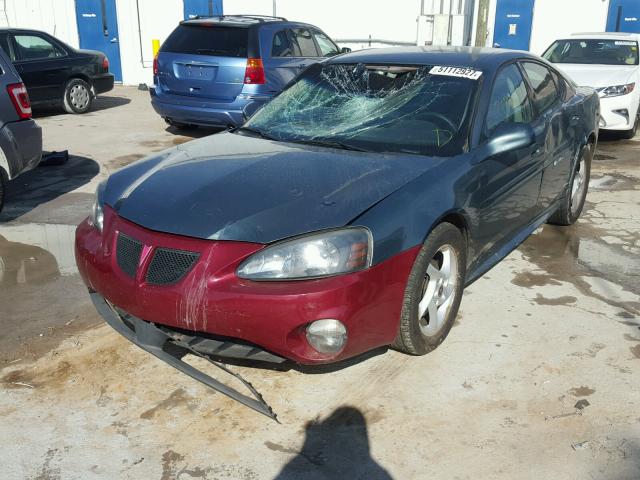 2G2WP552061304685 - 2006 PONTIAC GRAND PRIX TEAL photo 2