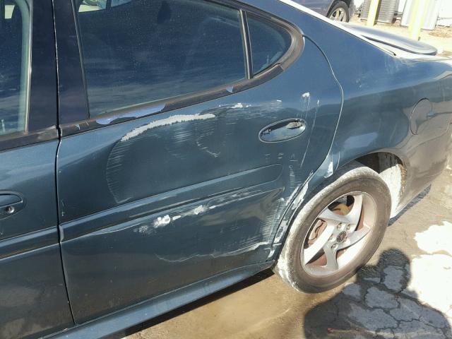 2G2WP552061304685 - 2006 PONTIAC GRAND PRIX TEAL photo 9