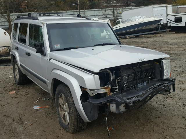 1J8HG48N16C313967 - 2006 JEEP COMMANDER SILVER photo 1