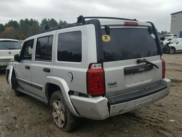 1J8HG48N16C313967 - 2006 JEEP COMMANDER SILVER photo 3