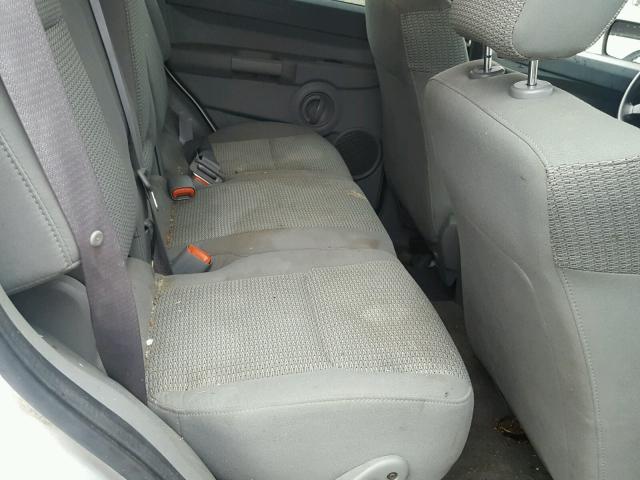 1J8HG48N16C313967 - 2006 JEEP COMMANDER SILVER photo 6