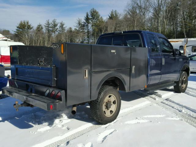 1FTSX215X5EC19231 - 2005 FORD F250 SUPER BLUE photo 4