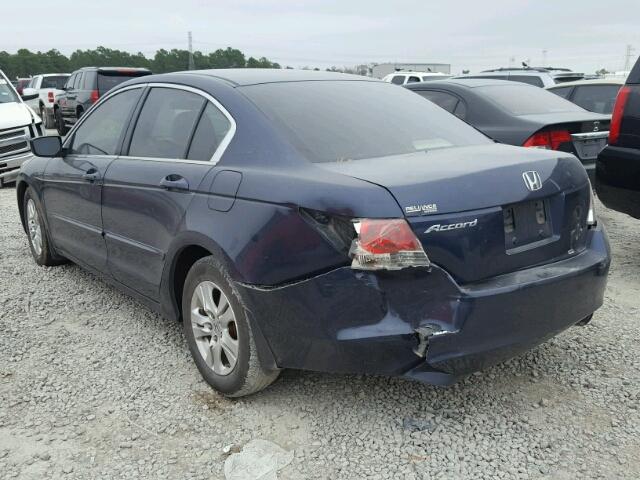 JHMCP26458C026309 - 2008 HONDA ACCORD LXP BLUE photo 3