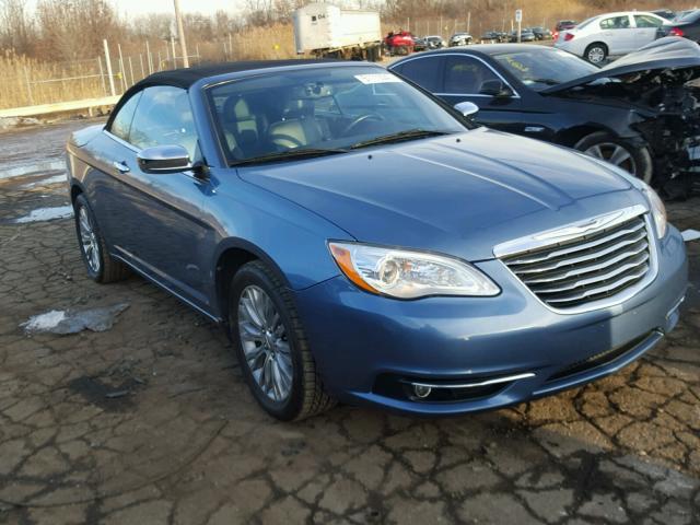 1C3BC7EG3BN616249 - 2011 CHRYSLER 200 LIMITE BLUE photo 1