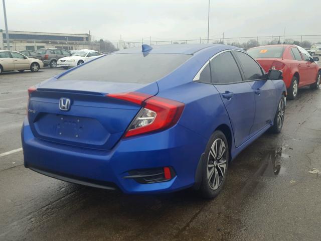19XFC1F71GE019881 - 2016 HONDA CIVIC EXL BLUE photo 4