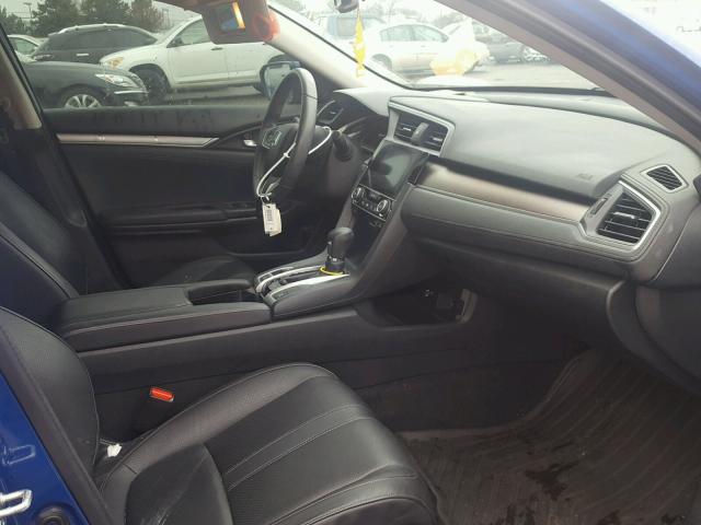 19XFC1F71GE019881 - 2016 HONDA CIVIC EXL BLUE photo 5