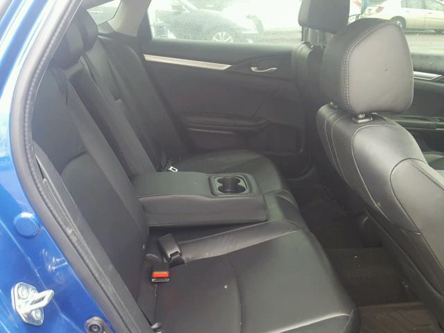 19XFC1F71GE019881 - 2016 HONDA CIVIC EXL BLUE photo 6