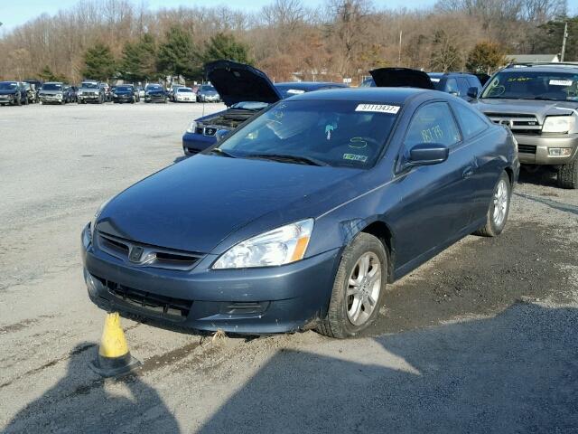 1HGCM72317A020457 - 2007 HONDA ACCORD LX BLUE photo 2