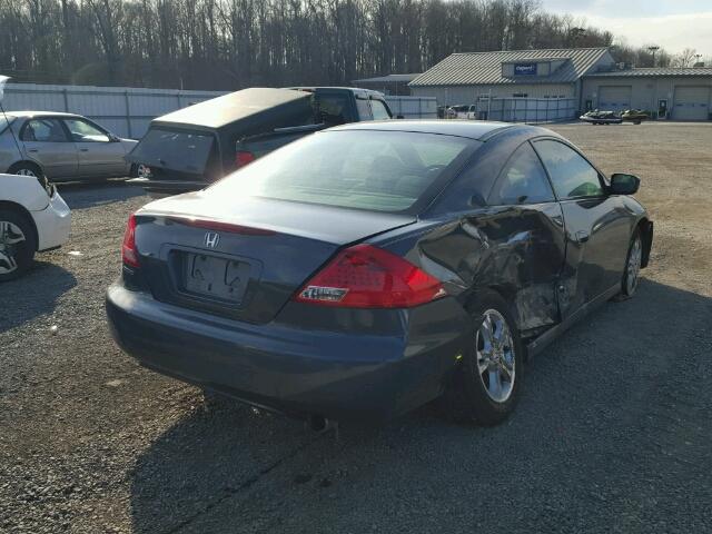 1HGCM72317A020457 - 2007 HONDA ACCORD LX BLUE photo 4