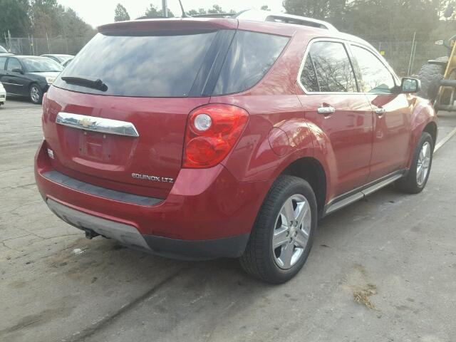 2GNALDEKXE6233984 - 2014 CHEVROLET EQUINOX LT RED photo 4