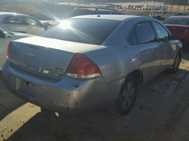 2G1WT55K489119852 - 2008 CHEVROLET IMPALA LT SILVER photo 4