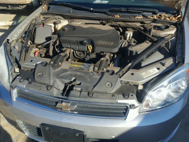 2G1WT55K489119852 - 2008 CHEVROLET IMPALA LT SILVER photo 7