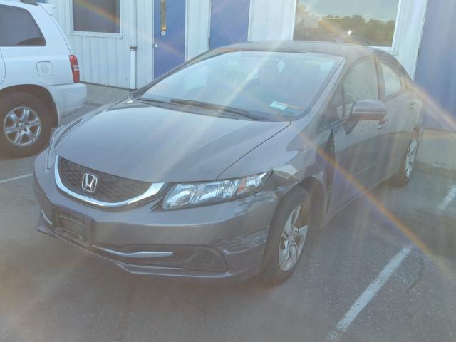 19XFB2F50FE201397 - 2015 HONDA CIVIC LX BROWN photo 2