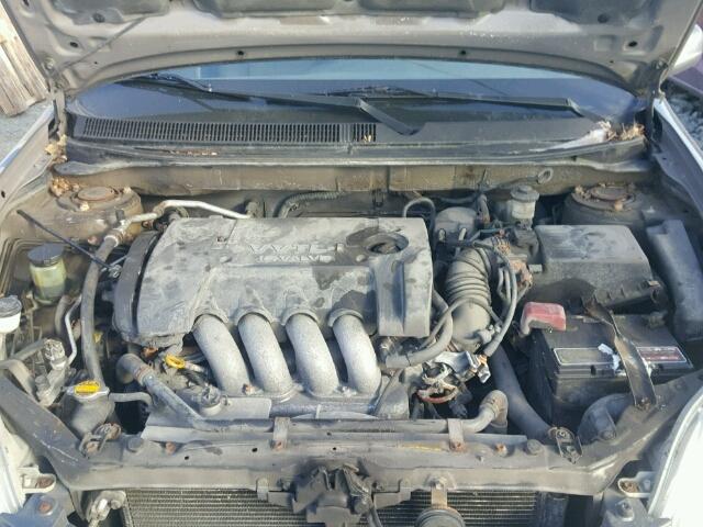 2T1KY32E04C786714 - 2004 TOYOTA COROLLA MA GRAY photo 7