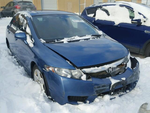 2HGFA1F65AH036094 - 2010 HONDA CIVIC BLUE photo 1