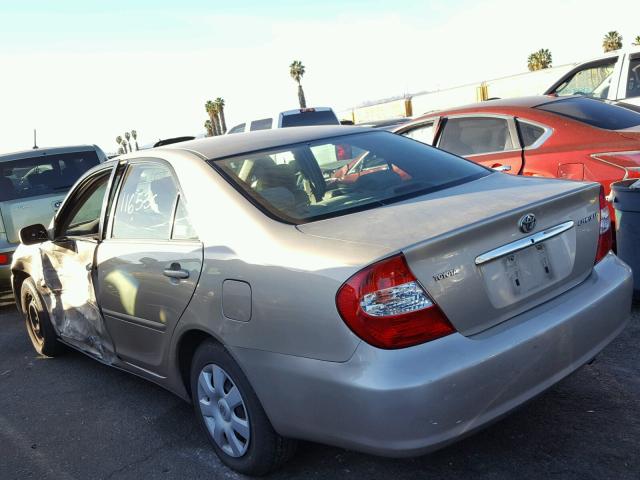 4T1BE32K14U324630 - 2004 TOYOTA CAMRY LE TAN photo 3