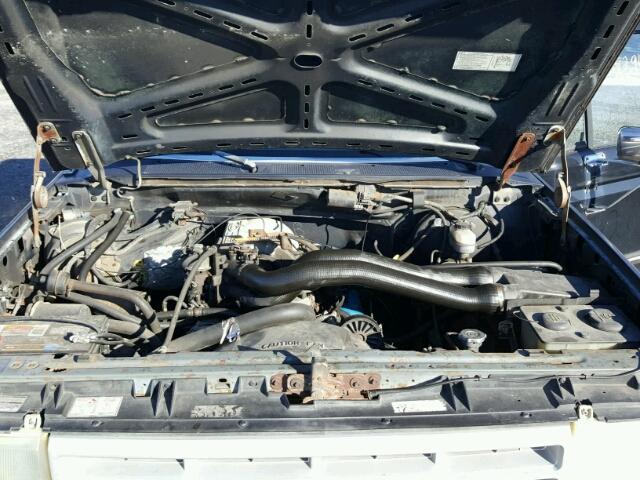 1FTEX14N9LKB12673 - 1990 FORD F150 BLUE photo 7