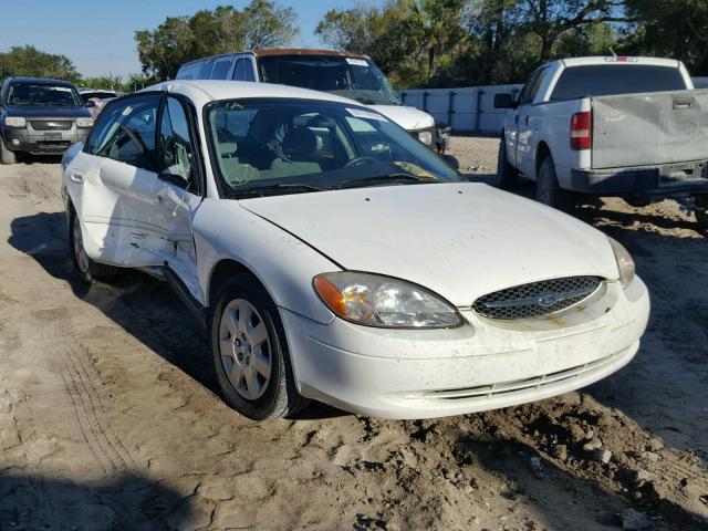 1FAFP52273A245402 - 2003 FORD TAURUS LX WHITE photo 1