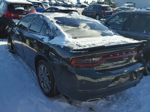 2C3CDXFG5HH557710 - 2017 DODGE CHARGER SE CHARCOAL photo 3