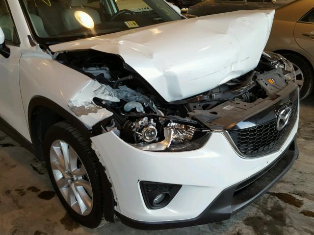 JM3KE4DY4E0422093 - 2014 MAZDA CX-5 GT WHITE photo 9