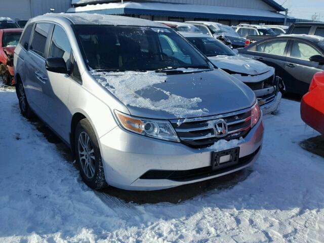 5FNRL5H64BB031941 - 2011 HONDA ODYSSEY EX SILVER photo 1