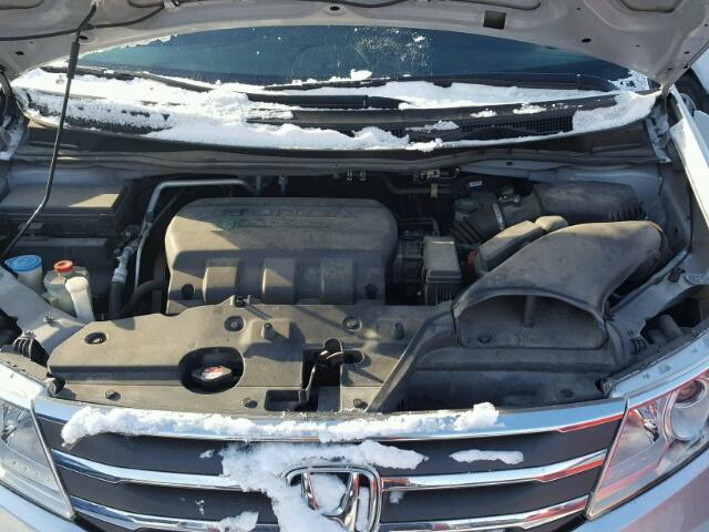 5FNRL5H64BB031941 - 2011 HONDA ODYSSEY EX SILVER photo 7