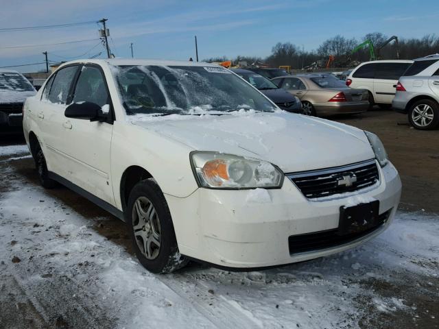 1G1ZS58F87F185339 - 2007 CHEVROLET MALIBU LS WHITE photo 1