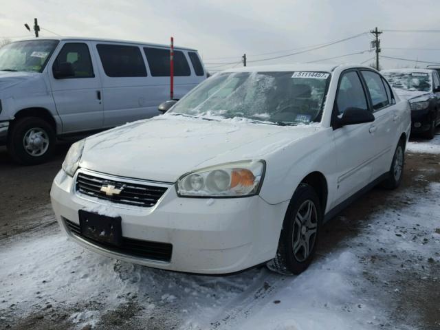 1G1ZS58F87F185339 - 2007 CHEVROLET MALIBU LS თეთრი ფოტო 2