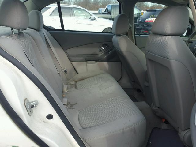1G1ZS58F87F185339 - 2007 CHEVROLET MALIBU LS თეთრი ფოტო 6