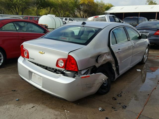 1G1ZA5E04CF382389 - 2012 CHEVROLET MALIBU LS SILVER photo 4