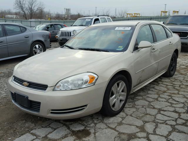 2G1WA5EK1B1256047 - 2011 CHEVROLET IMPALA LS TAN photo 2