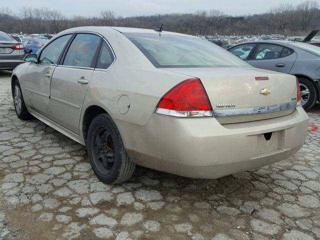 2G1WA5EK1B1256047 - 2011 CHEVROLET IMPALA LS TAN photo 3