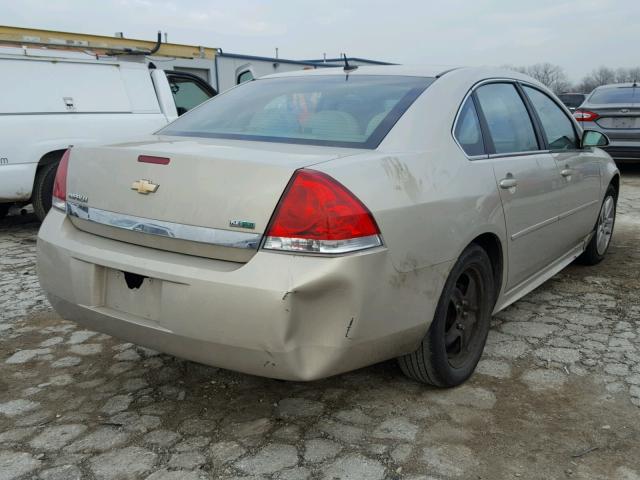 2G1WA5EK1B1256047 - 2011 CHEVROLET IMPALA LS TAN photo 4