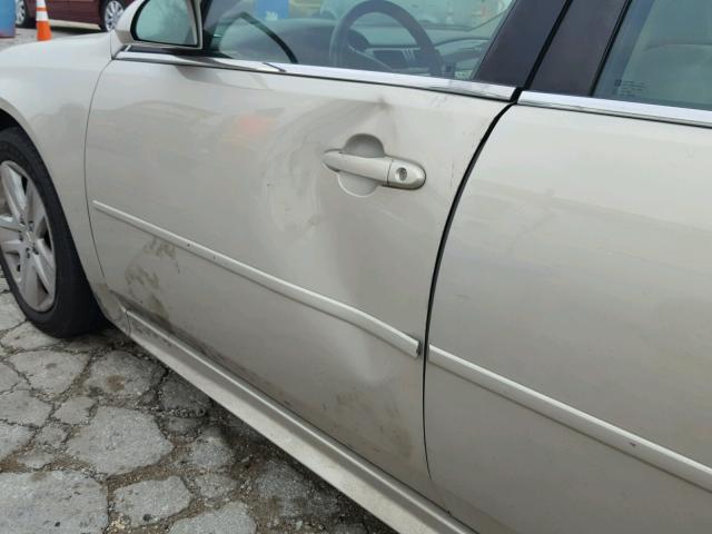 2G1WA5EK1B1256047 - 2011 CHEVROLET IMPALA LS TAN photo 9
