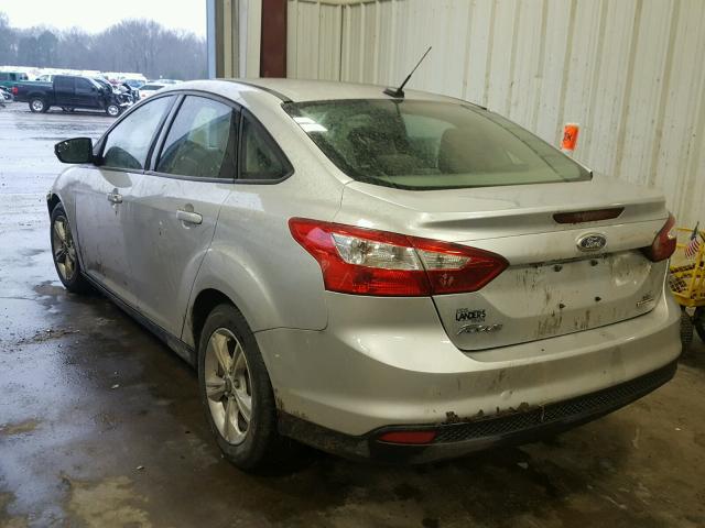 1FADP3F23EL367994 - 2014 FORD FOCUS SE SILVER photo 3