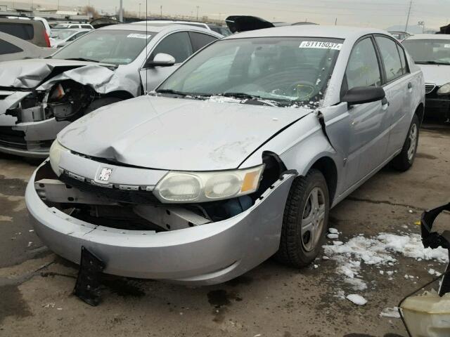 1G8AG52F63Z151143 - 2003 SATURN ION LEVEL SILVER photo 2