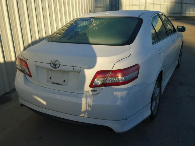 4T1BF3EK7AU551616 - 2010 TOYOTA CAMRY BASE WHITE photo 4